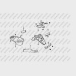 MONDIAL 100 RT _11 PLAKA TUTUCU BRAKET