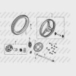 MONDIAL 150 MCX ROADRACERX ZINCIR GERGI SACI