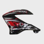 MONDIAL X-TREME MAX 150 BENZIN DEPOSU SOL PLASTIK KAPAK (SIYAH)