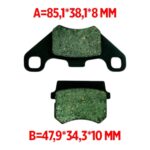 FA416 50 EAGLE ATV DİSK BALATA 1 .KALİTE #RBK-9163